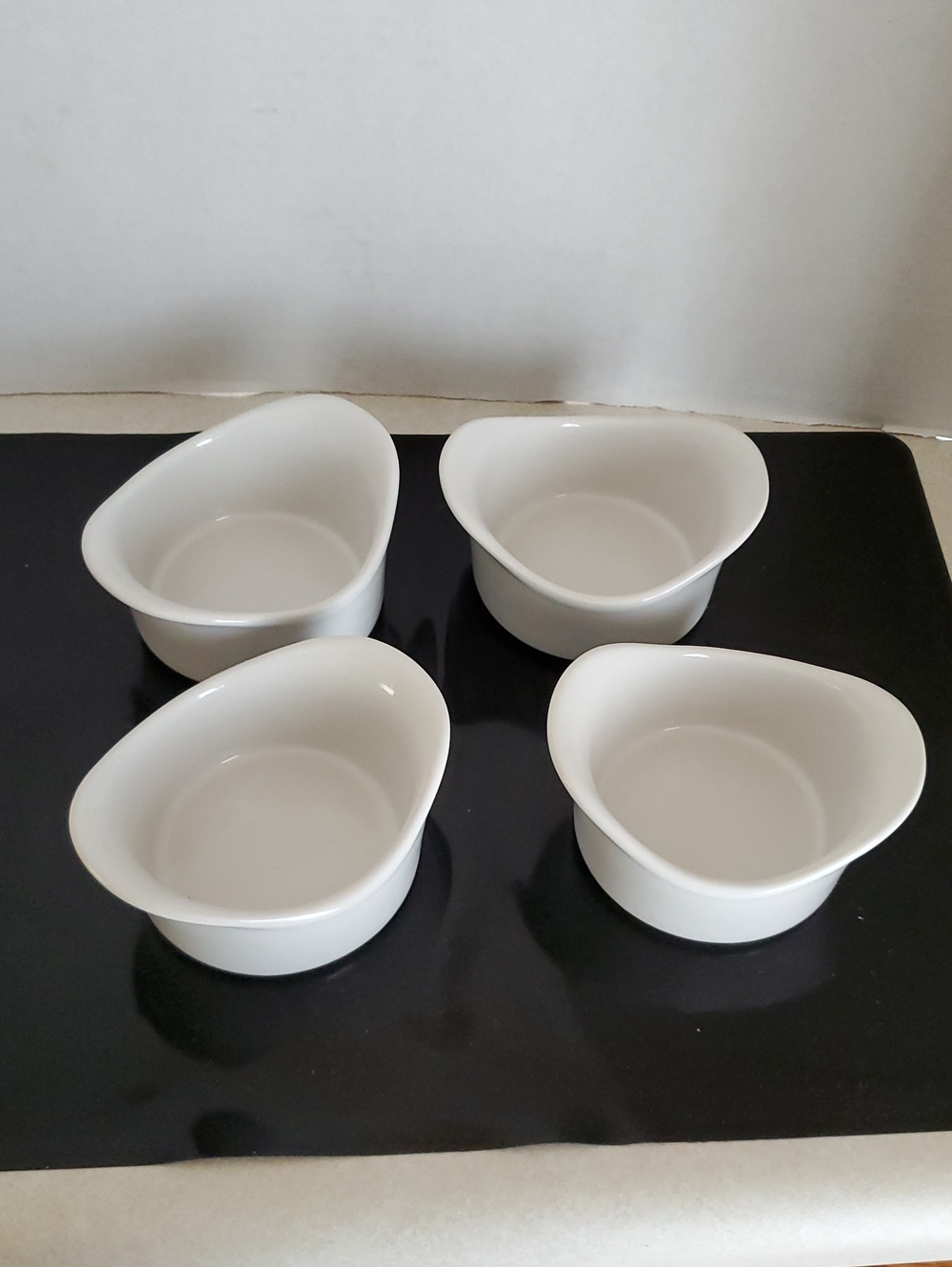 White Ceramic Baking Ramekin Set - 4 Pack